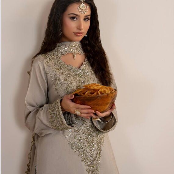 Chaand Raat 2 Raw Silk by Zarqun by Umme Zayyan Collections