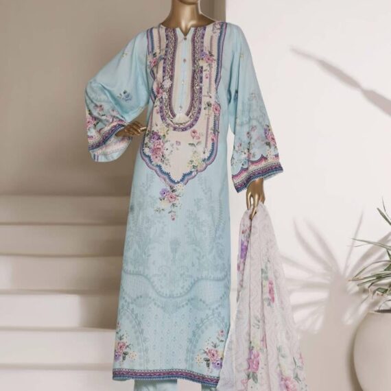 SadaBahar Kaftaan 3 Piece by Umme Zayyan Collections